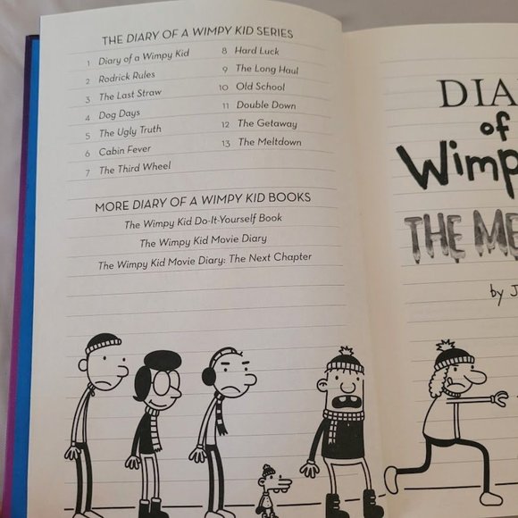 Diary Of A Wimpy Kid Book 13 The Meltdown Hardcover Jeff Kinney - Picture 5 of 8